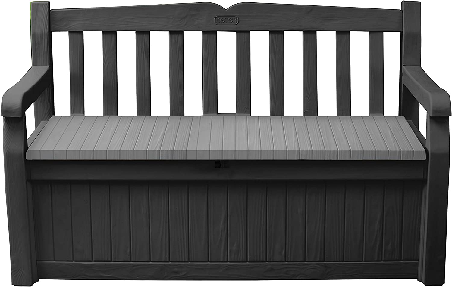 【Storage Shed】265L Outdoor Garden Storage Box Garden Furniture - Graphite and Grey