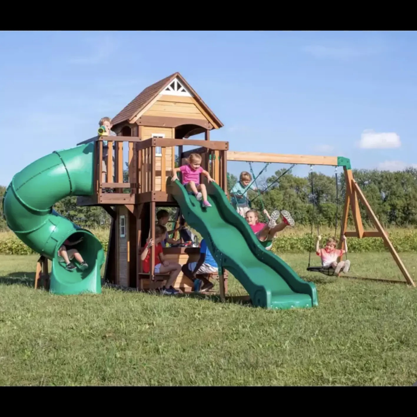 【Baby&Kids】Outdoor children's garden playground