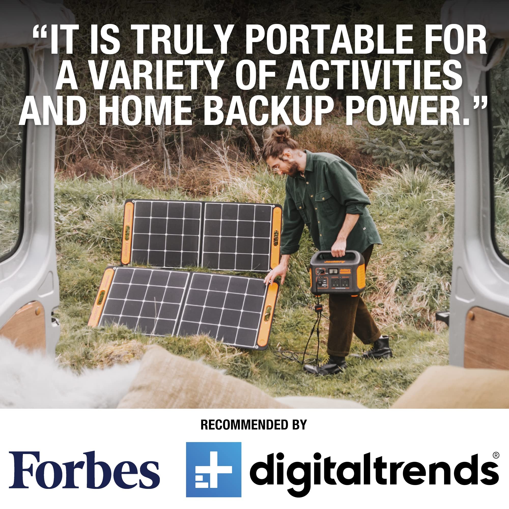 【Appliances】Solar Generator 1000, 1002WH Power Station with 2xSolarSaga 100W Solar Panels