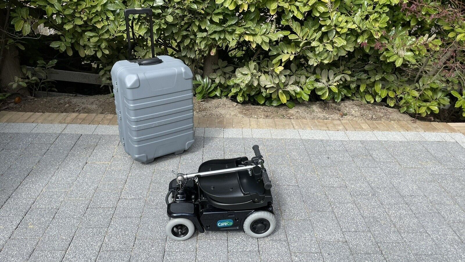 CareCo Scootcase Folding Portable Travel Mobility Scooter - Blue
