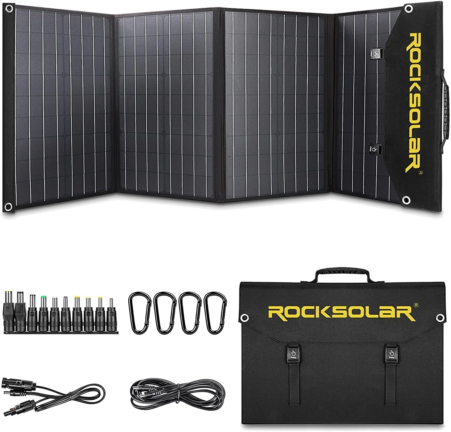 【Appliances】Power Station with Solar Panel - 111Wh Portable Power Generator Kit