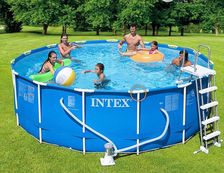 【Sports&Outdoors】457x107 Kids Inflatable Swimming Pool Outdoor Folding Pool