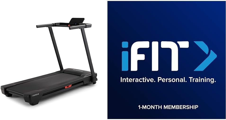 NordicTrack T Series: Perfect Treadmills for Home Use, Walking or Running Treadmill with Incline, Bluetooth Enabled, 300 lbs User Capacity