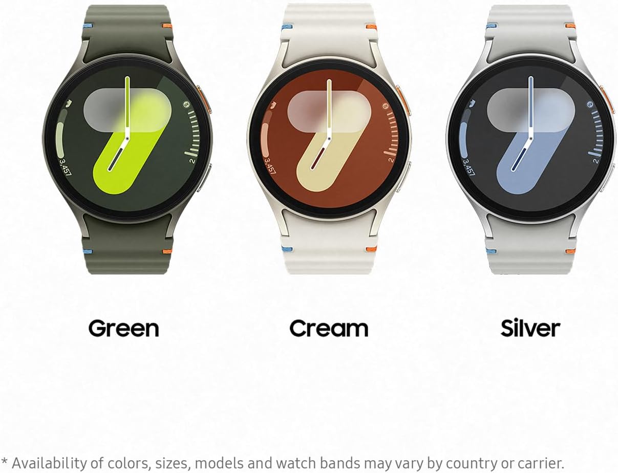 Samsung Galaxy Watch7 Green with Galaxy AI, Smart Watch, Health Monitoring, Fitness Tracker, 40mm, LTE, 3 Year Manufacturer Extended Warranty (UK Version)