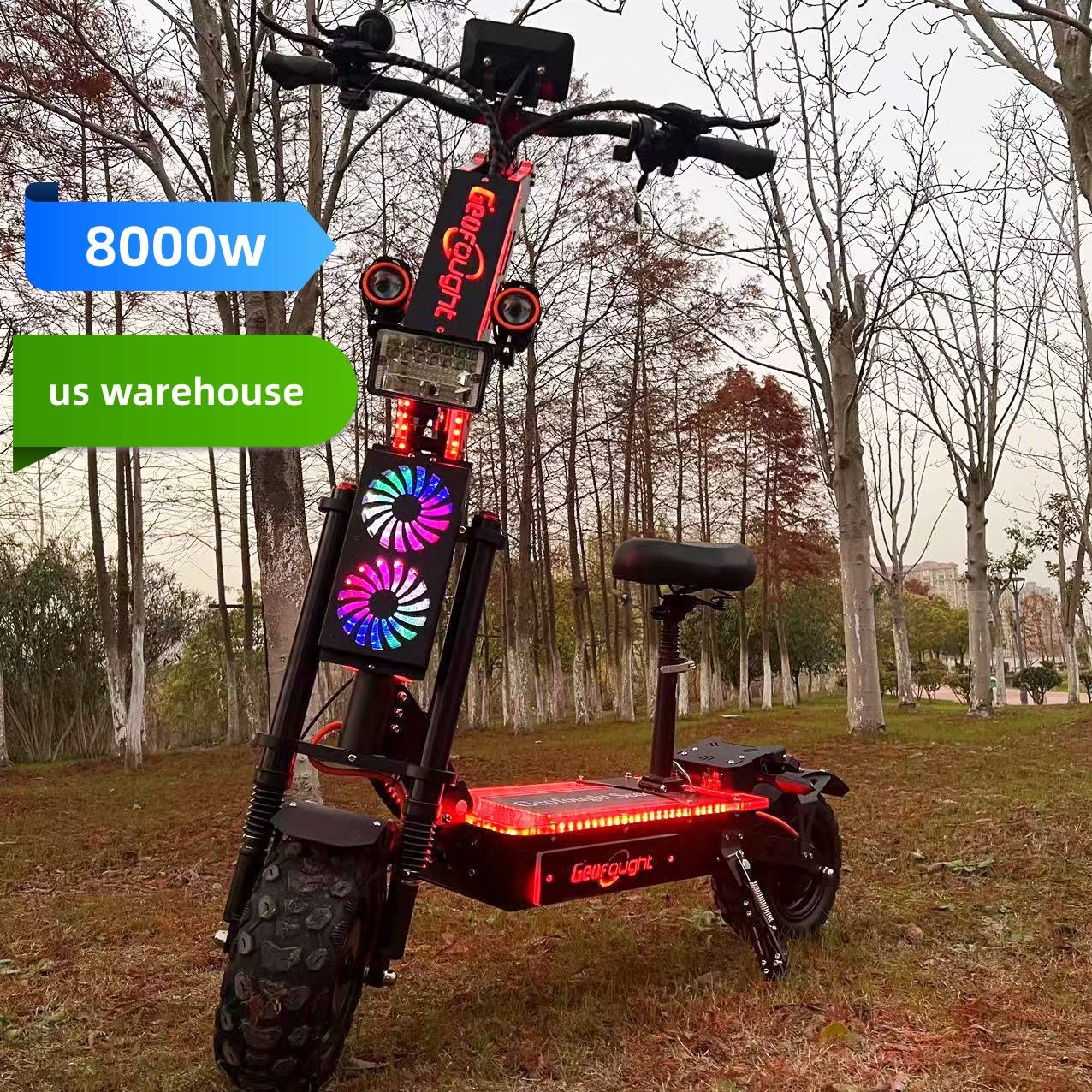 2023 ddp shipping 8000w 5000w 72v 90-120kmh 0tax powerful scooter with big wheel