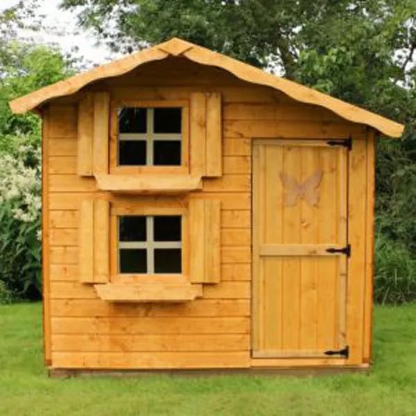 【Home&Garden】Mercia 7 x 5 ft. wooden double deck theater