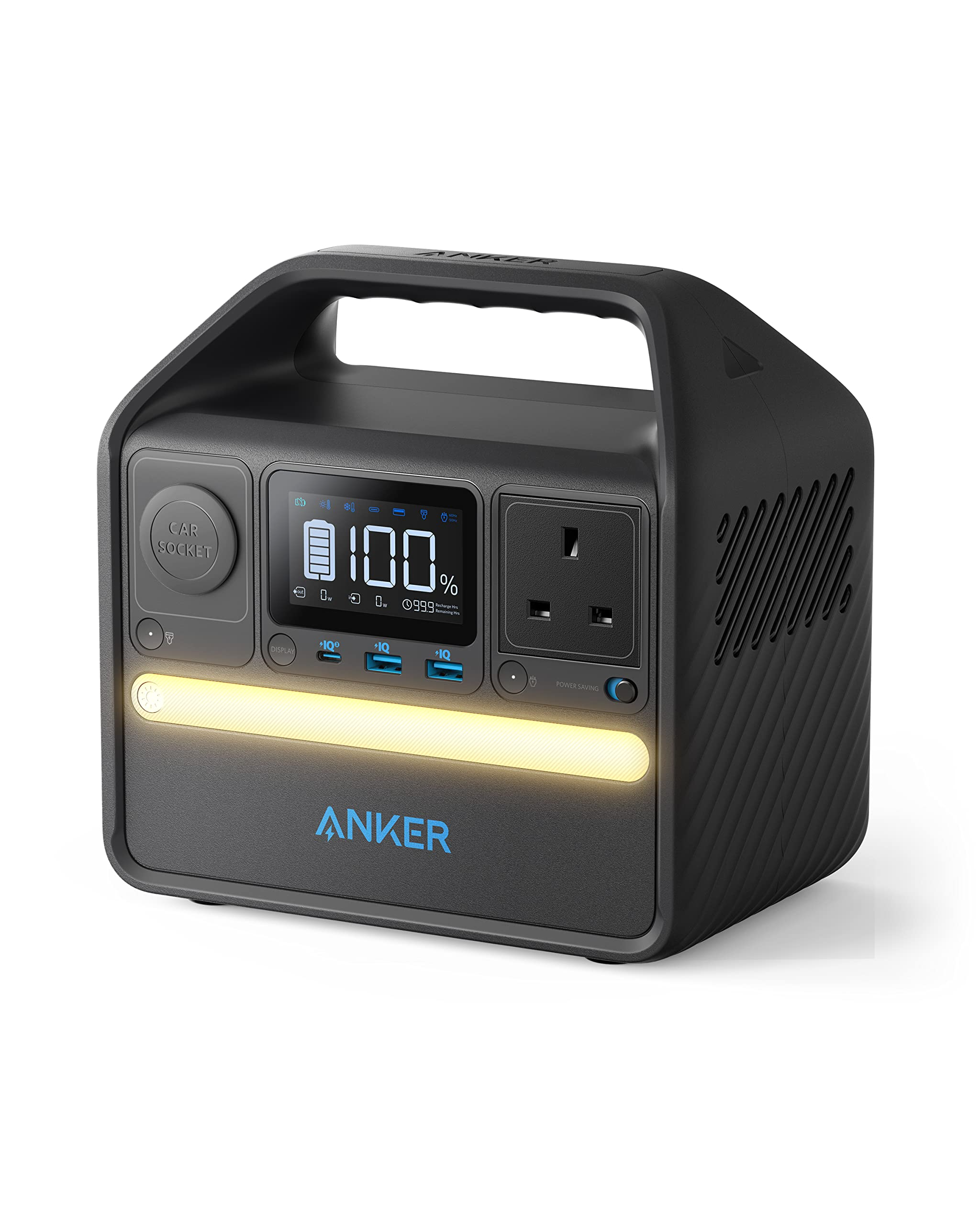 【Appliances】Portable Power Station 256Wh, 521 Portable Generator, 200W 5-Port Outdoor Generator