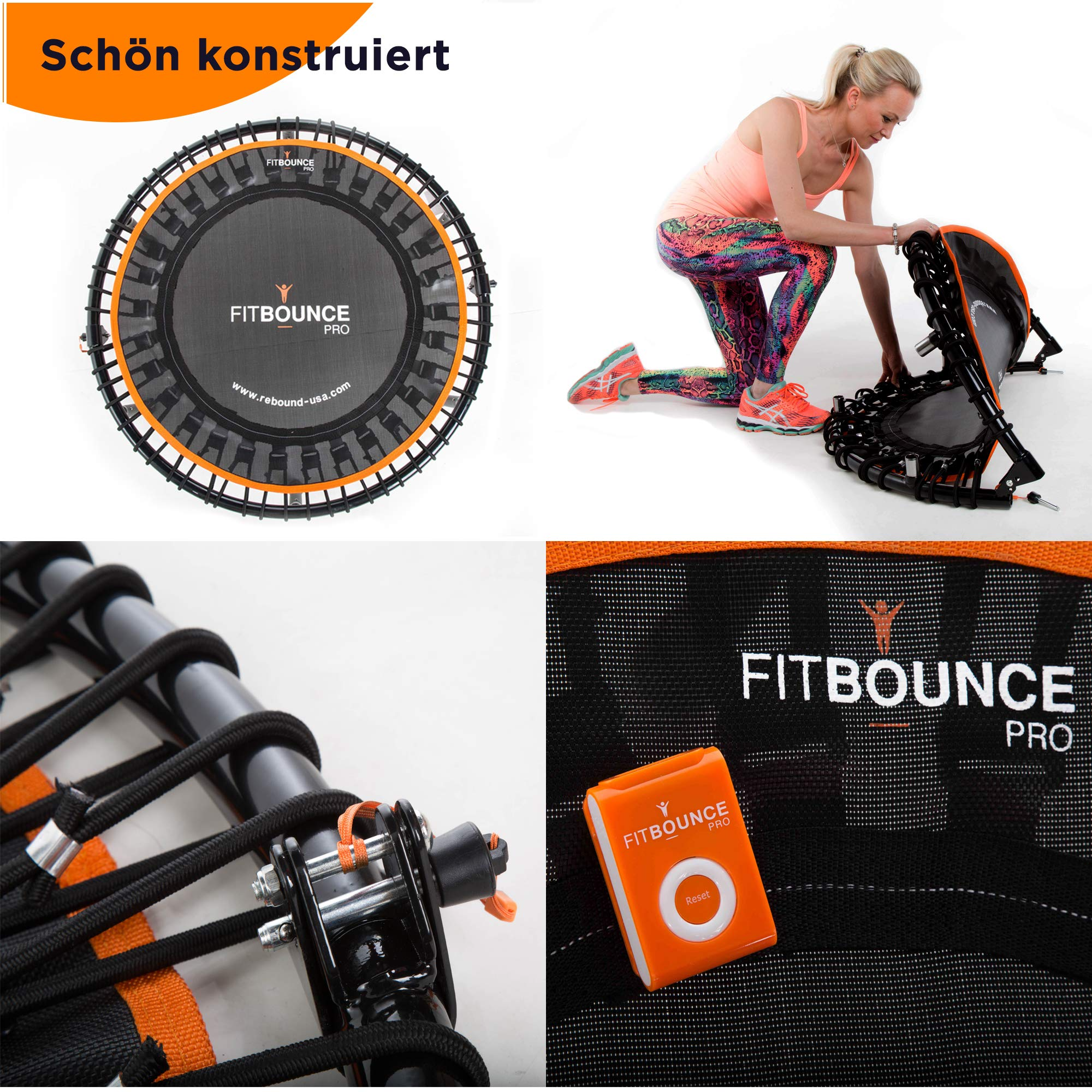 【Baby&Kids】Half Folding, Silent Professional Mini Trampoline for Adults & Kids