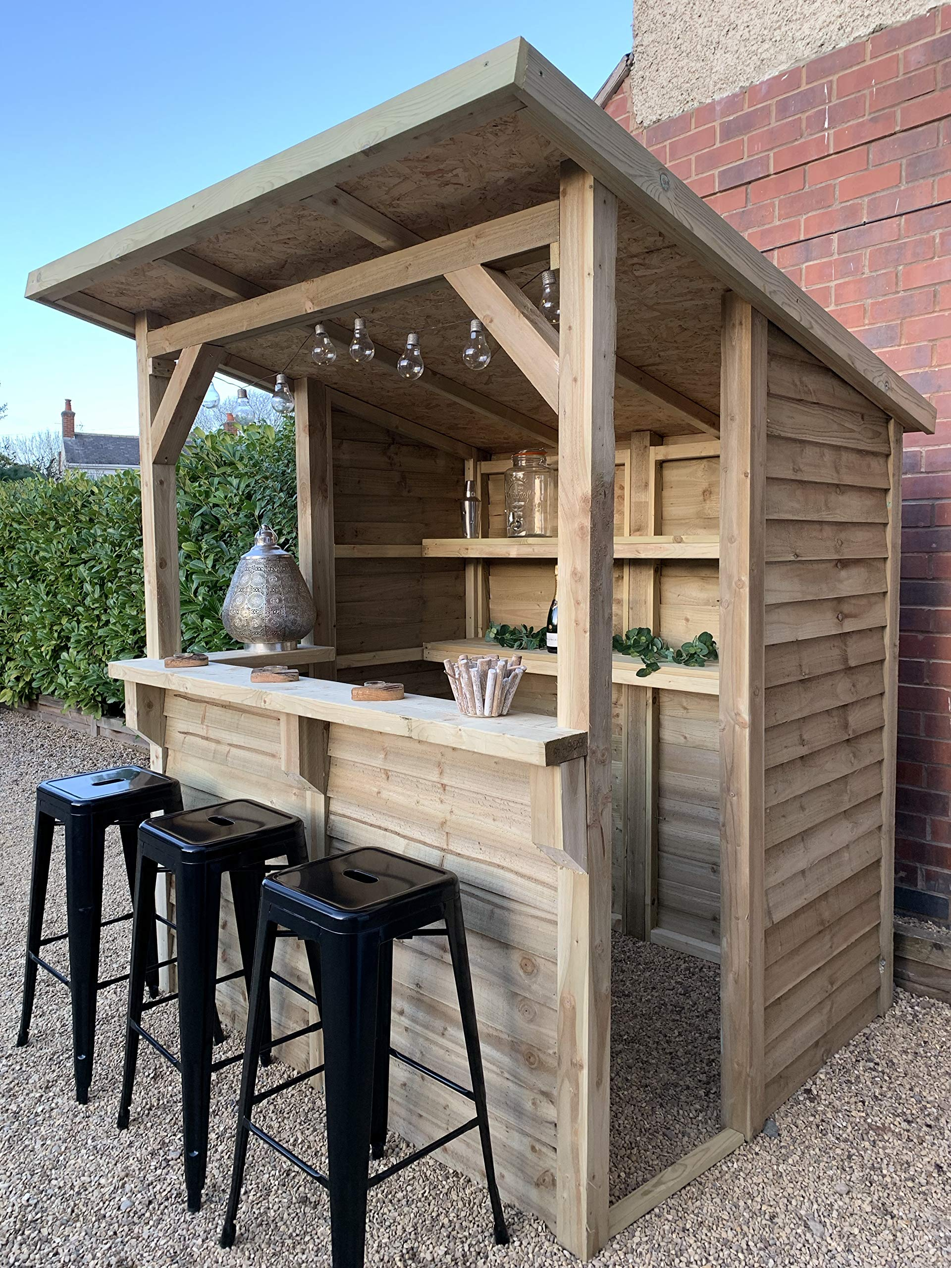 【Home&Garden】Wooden Garden Bar, Heavy Duty Pressure Treated