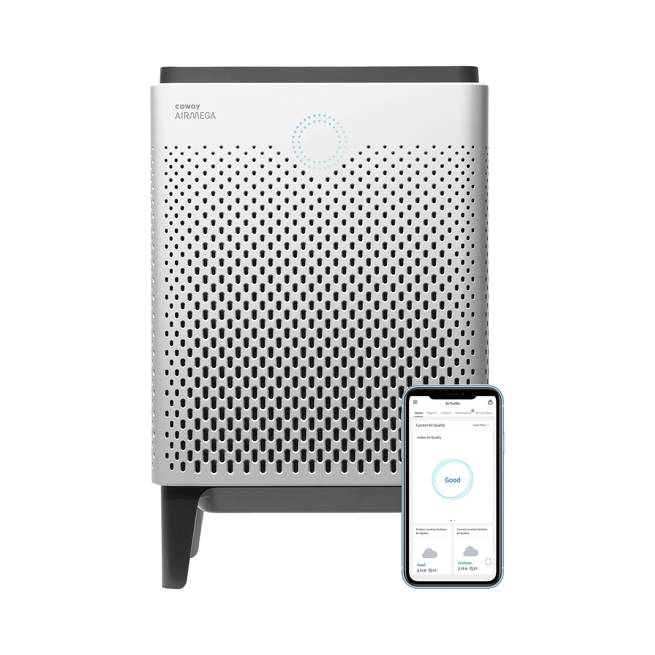【Appliances】Airmega 400S App-Enabled Smart Technology Compatible with Amazon Alexa True HEPA Air Purifier