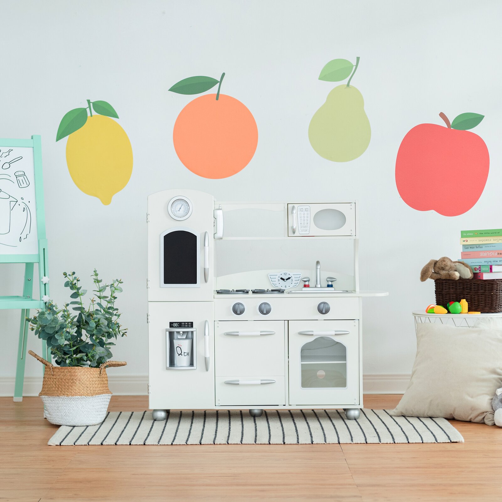 【Baby&Kids】Wooden Play Kitchen Set