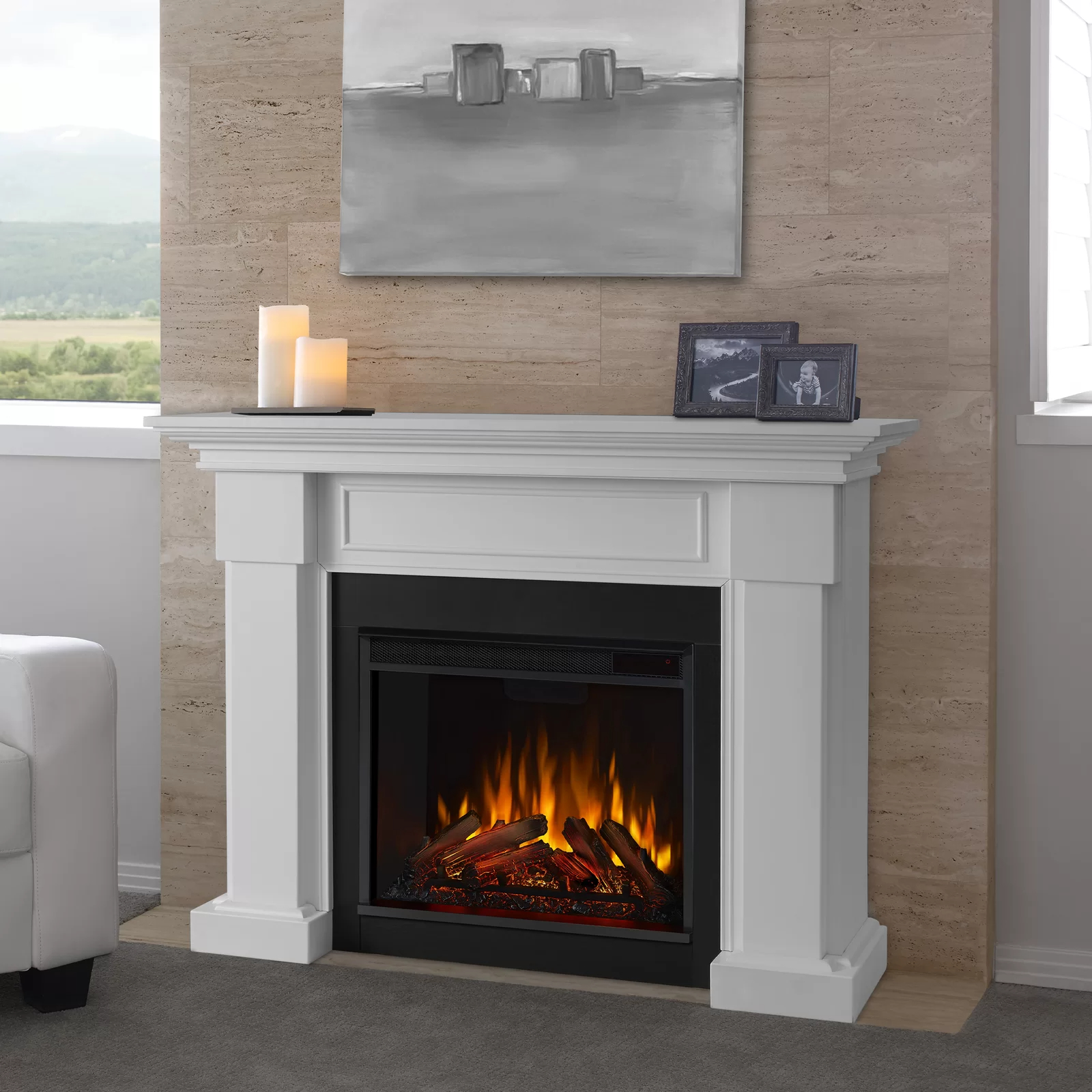 Hillcrest 48.4'' W Electric Fireplace